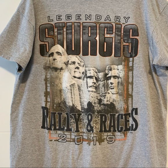 2019 Sturgis Motorcycle Rally Tee Shirt - Picture 4 of 12